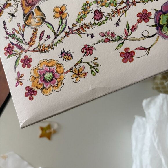 Authentic Dior Limited Edition Paper Shopping Bag w/ Ribbon, Gold Star and Paper - Picture 13 of 16